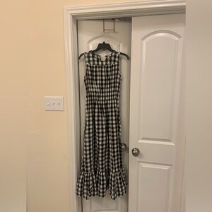 NWT a new day buffalo plaid midi dress. Size S.